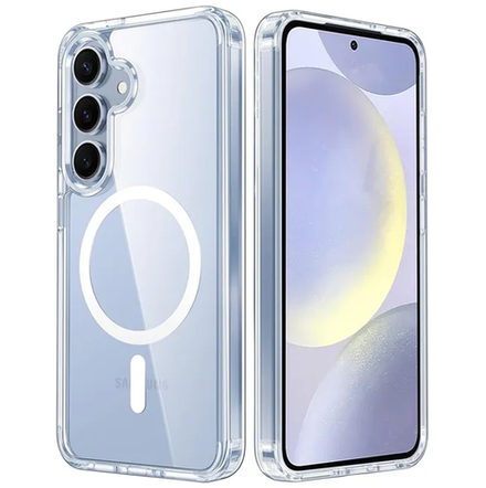 Силиконовая накладка Clear Case MagSafe Samsung S23