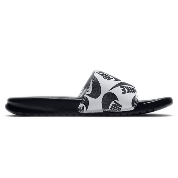 Nike Benassi JDI Floral 'Black White'