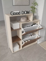 Обувница в прихожую тумба закрытая с полками