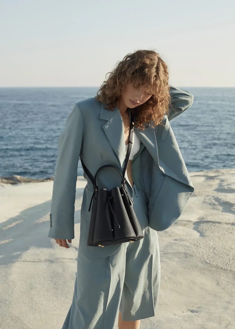 POLENE СУМКА NUMERO HUIT, ЧЕРНЫЙ