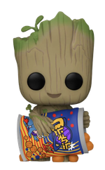 Фигурка Funko POP! Bobble Marvel I Am Groot Groot With Cheese Puffs (FL) (Exc)
