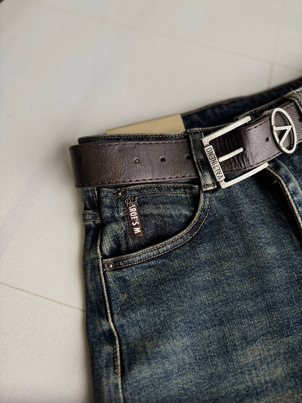 Брюки джинсовые жен. 73277 син.