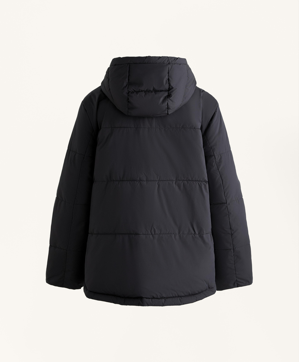 Oysho Водоотталкивающая утепленная куртка Primaloft®, черный