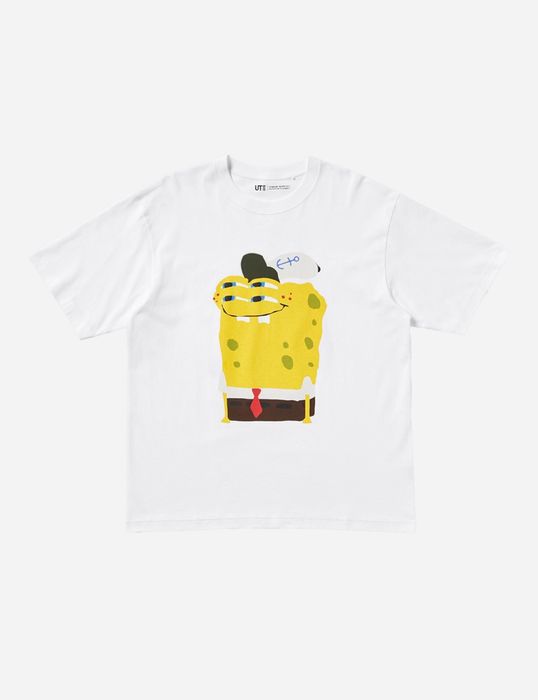 Uniqlo Sponge Bob Patrick CPFM White Tee
