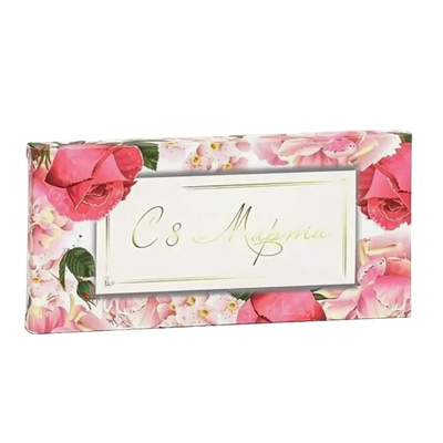 Подарочная коробка под плитку шоколада, без окна "8 марта розы", 17 х 8 х 1,4 см