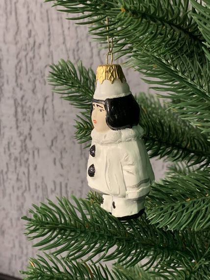 Елочное украшение Пьеро, стекло, Витус (46449)