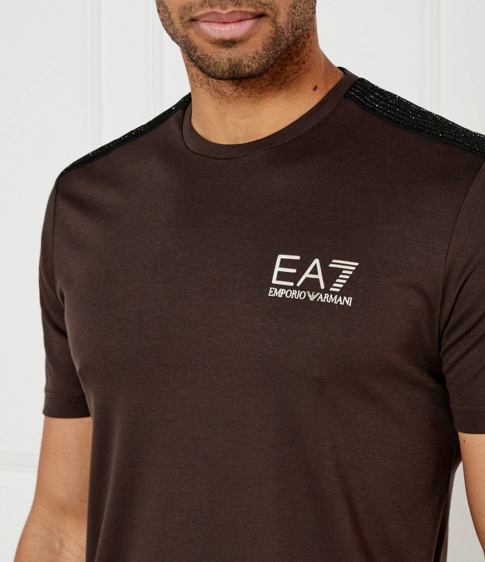 Футболка EA7 - коричневый(7M000299 AF13739)