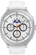 Смарт-часы Samsung Galaxy Watch 8 Classic LTE Watch 8 Classic,  46мм,  1.34",  с SIM,  белый/серебристый
