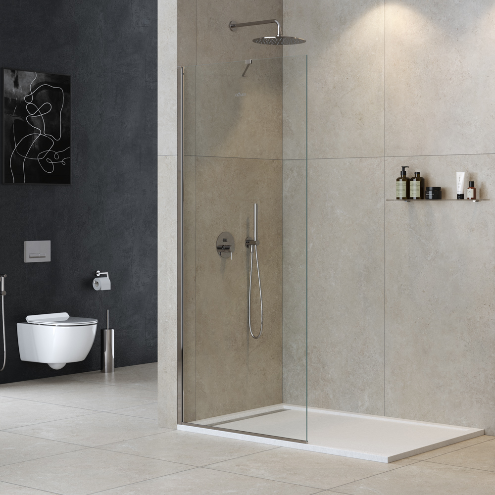 Душевая перегородка Cezares LIBERTA-L-1-TB-90-C-Cr