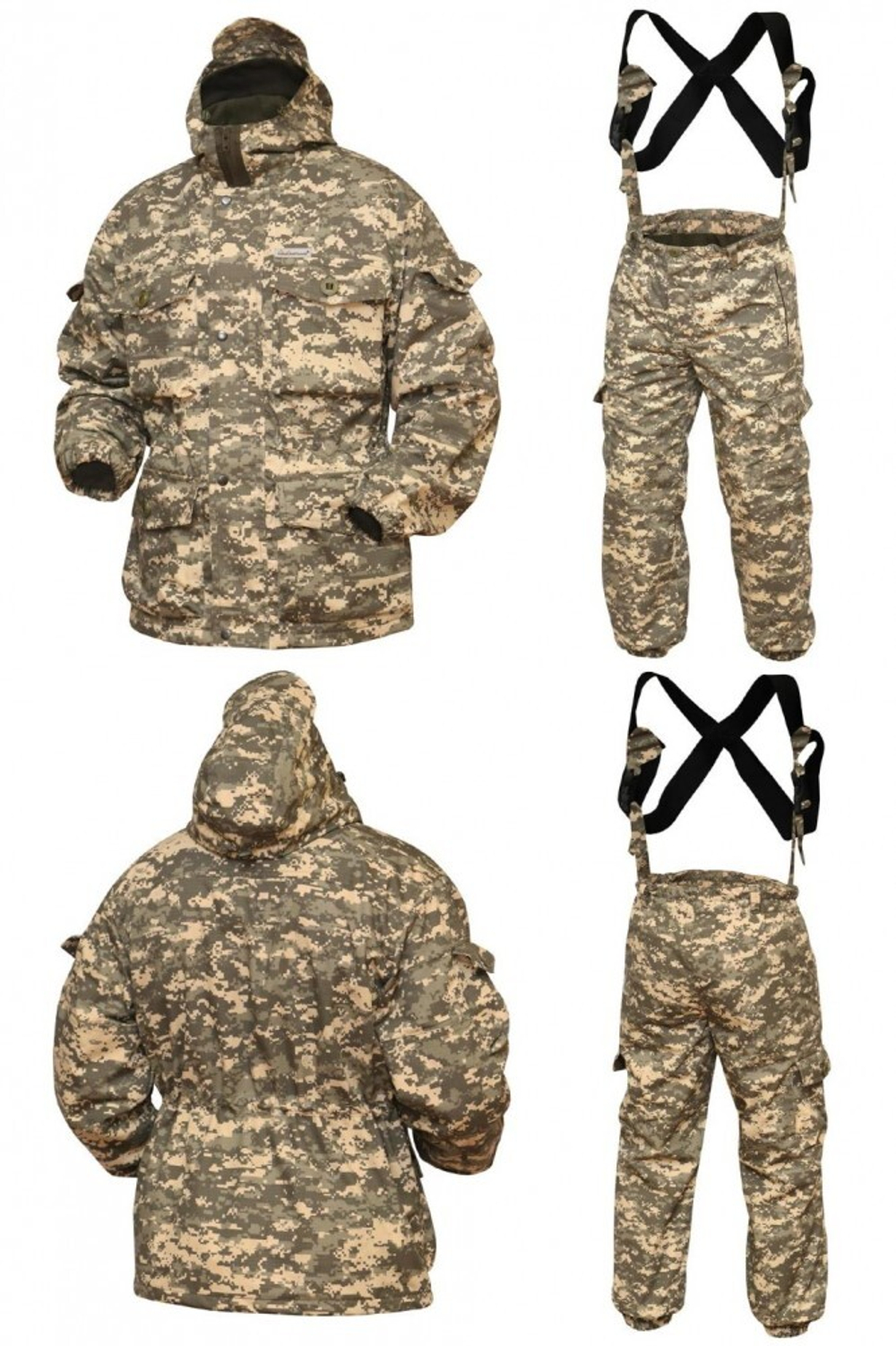 Костюм Дельта+флис Rip-Stop At-Digital Снежный Барс