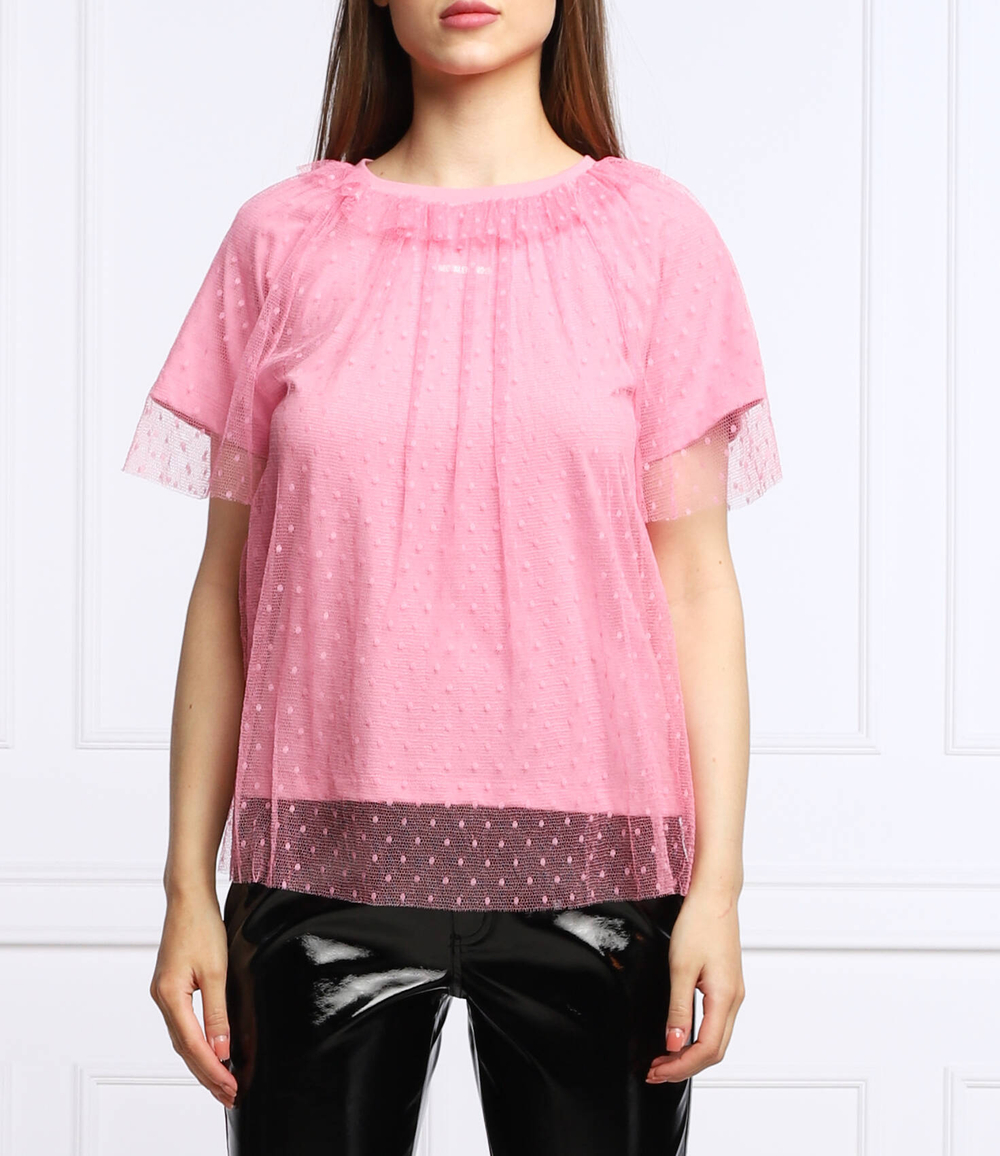 футболка Red Valentino - розовый(XR0MG13Z6GU)