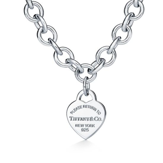 Колье Tiffany & Co. Heart Tag Chain Link