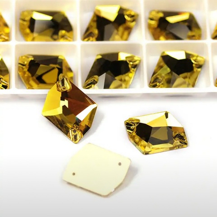 Стразы CR Light Topaz Cosmic 16*20mm пришивные