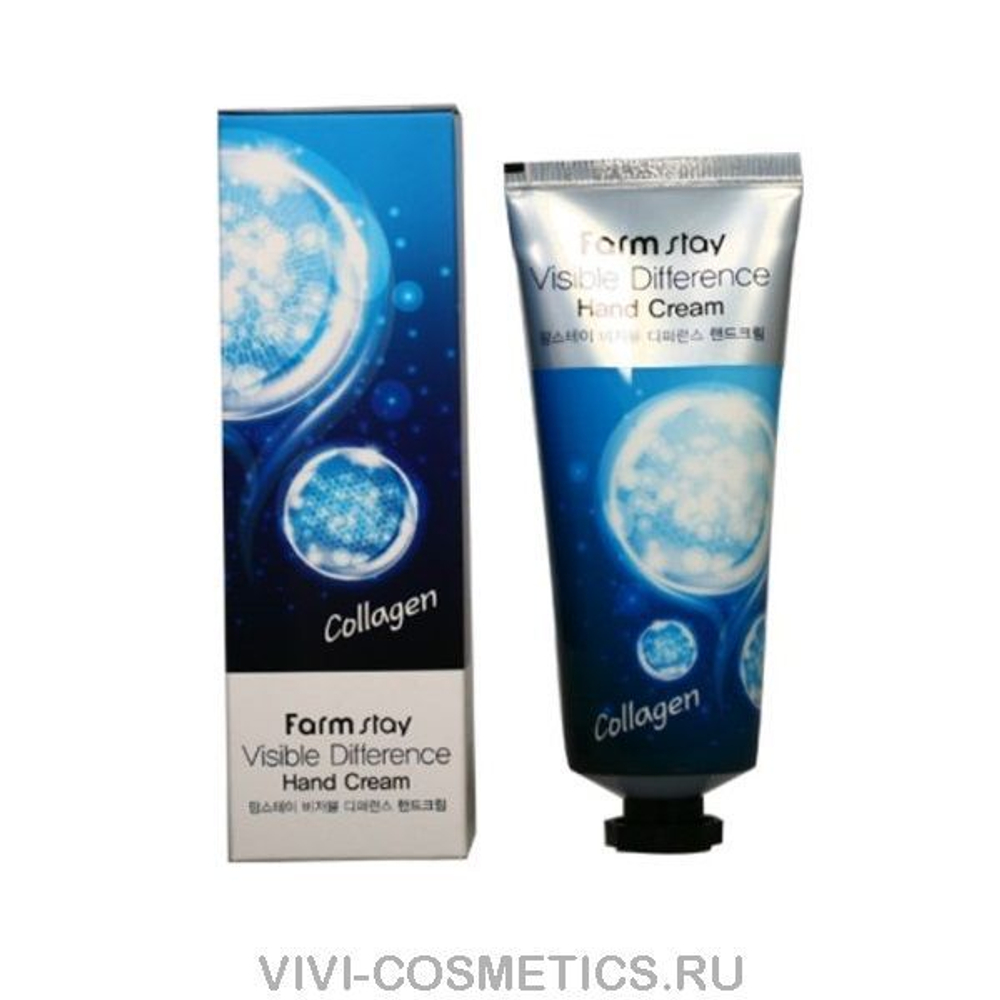 Крем для рук с коллагеном FARMSTAY Visible Difference Hand Cream Collagen 100 мл
