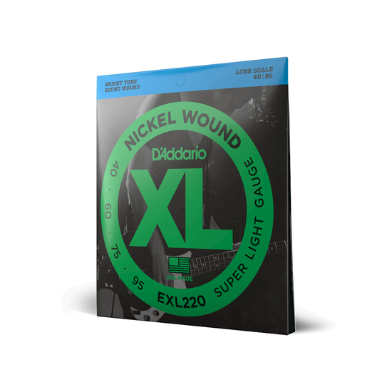 Струны для бас-гитары D'ADDARIO EXL220