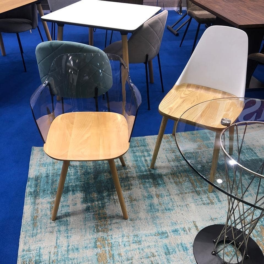 Стул PC-S097 прозрачный/бук