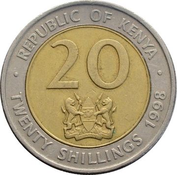 20 шиллингов 1998 Кения