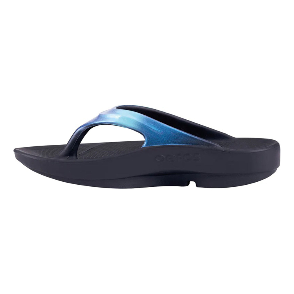 Женские теннисные кроссовки OOFOS Oolala Luxe Recovery Shoes Women - Black, Blue