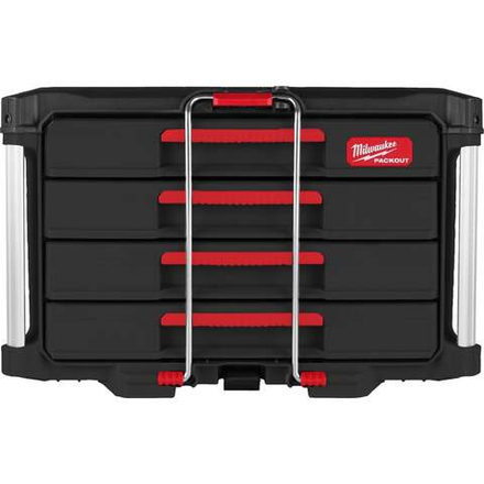 Ящик с 4-мя выдвижными отсеками Milwaukee PACKOUT 4932493189