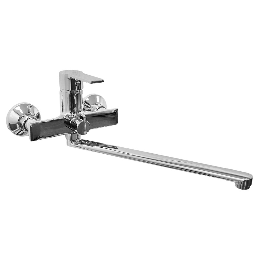 Смеситель для ванны LORANTO NORMA керамический картридж, длинный излив, хром (LR90501000)