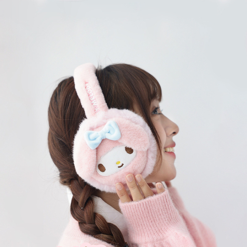 Меховые теплые наушники "Melody"