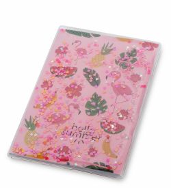 NB-49/ 6 Блокнот «Фламинго» с плавающими пайетками