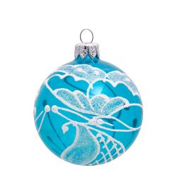 Элита НФШ-1228/1 Ел.украшение Шар «Белая бабочка» 60 мм