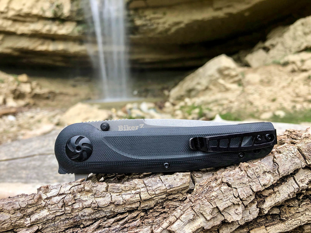 Складной нож Biker Z N690 StoneWash