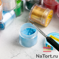 Краситель сухой перламутровый Bakerika «Голубая искра» 4 гр