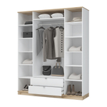 Юкки ШК 2Я 1800 Шкаф 4-х дверный с зеркалом