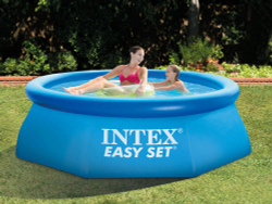 Бассейн надувной Intex Easy Set 244х61 см + фильтр-насос 1250 л/ч (28108)