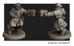 Astra Militarum Tallarn Desert Raiders Commissar Талларнский раненый Коммисар миниатюра для AOS,Waha, Настольная игра, НРИ, Варгейм, РПГ