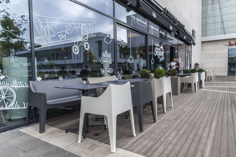 Кресло пластиковое Scab Design Coccolona, лен