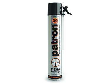 Пена монтажная бытовая всесезонная PATRON Калибр 30 (555мл)