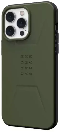 Чехол с поддержкой MAGSAFE Uag Civilian для iPhone 14 Pro 6.1", цвет оливковый (Olive Drab)