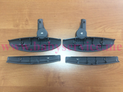 Шарнир капюшона правый серый