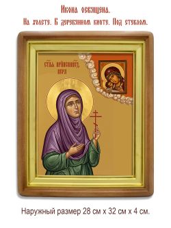 Вера Графова исповедница. Икона на холсте.