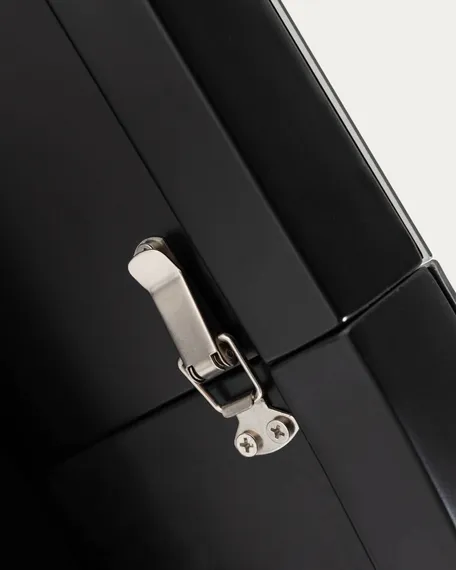 Стол раздвижной Vashti 120-160 см черная керамика