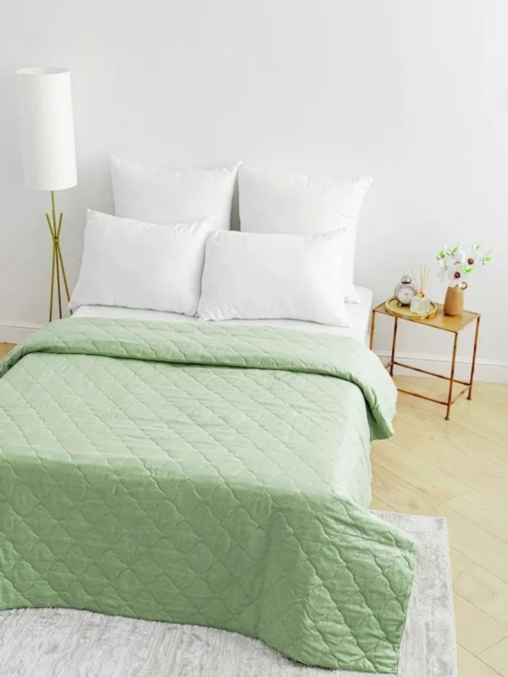 Покрывало микрофибра 200х215, салатовый