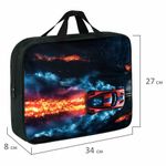 Папка на молнии с ручками BRAUBERG А4, 1 отделение, полиэстер, 80 мм, "Foggy car", 273305