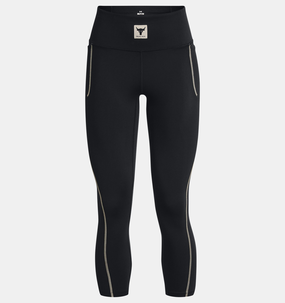 Лосины Женские Under Armour Pjt Rock Meridian Ankl Lgn-BLK