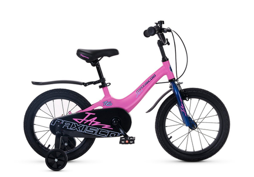 Велосипед 16" Maxiscoo JAZZ Стандарт Плюс Розовый Матовый (2024)