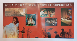 Винтажная виниловая пластинка LP Alla Pugatjova Алла Пугачева Soviet Superstar Greatest Hits 1976 1984 (Швеция 1984)