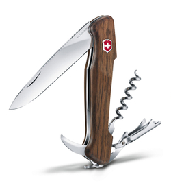 Нож армейский швейцарский для любителей вина 13 см с кожаным чехлом Wine Master VICTORINOX 0.9701.63