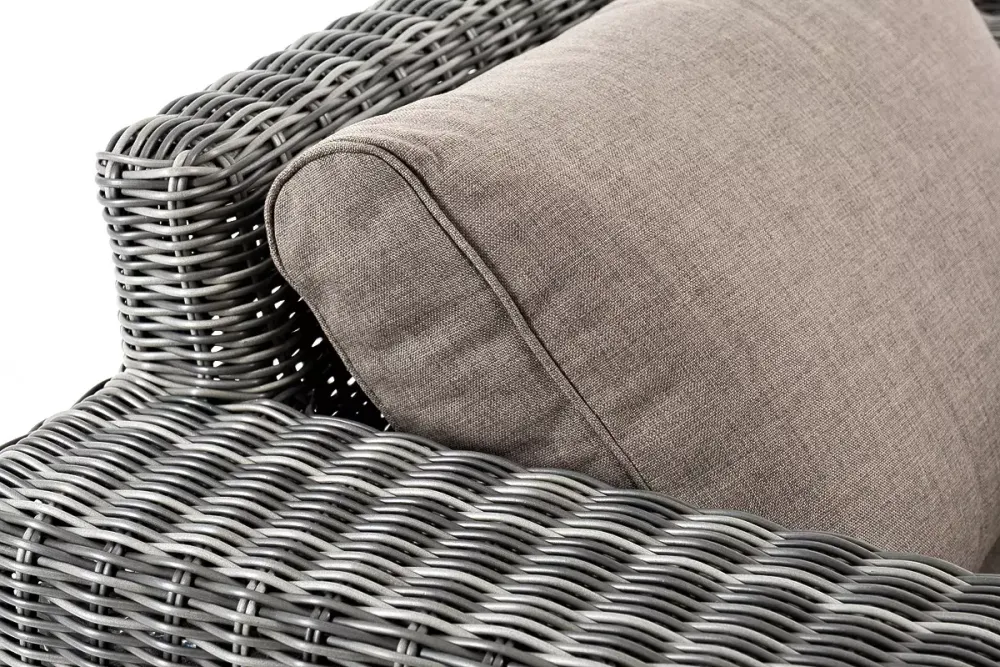 "Боно" лаунж-зона из искусственного ротанга, цвет графит