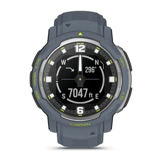 Умные часы Garmin Instinct Crossover - Standard Edition, синий гранит