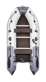 Ривьера 3400 СК Компакт серый-графит + PARSUN T 9.9 (15) BMS (комплект лодка + мотор)