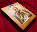 Икона святой Сергий Радонежский на дереве на левкасе (Мстера) мастерская Иконный Дом