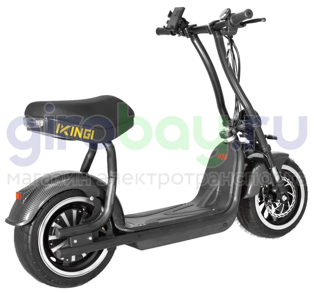 Электроскутер IKINGI X2 PRO (48V/21Ah) - Карбон фото №9