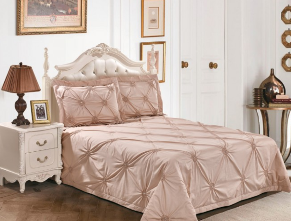 Покрывало 240х260 и 2 наволочки Asabella 682С-2B Китай